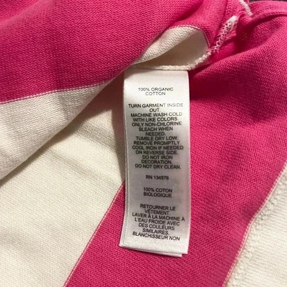 Vineyard Vines Polo Shirt Girls Rugby Pink Green Long Sleeve NWT Size Large - Picture 4 of 12